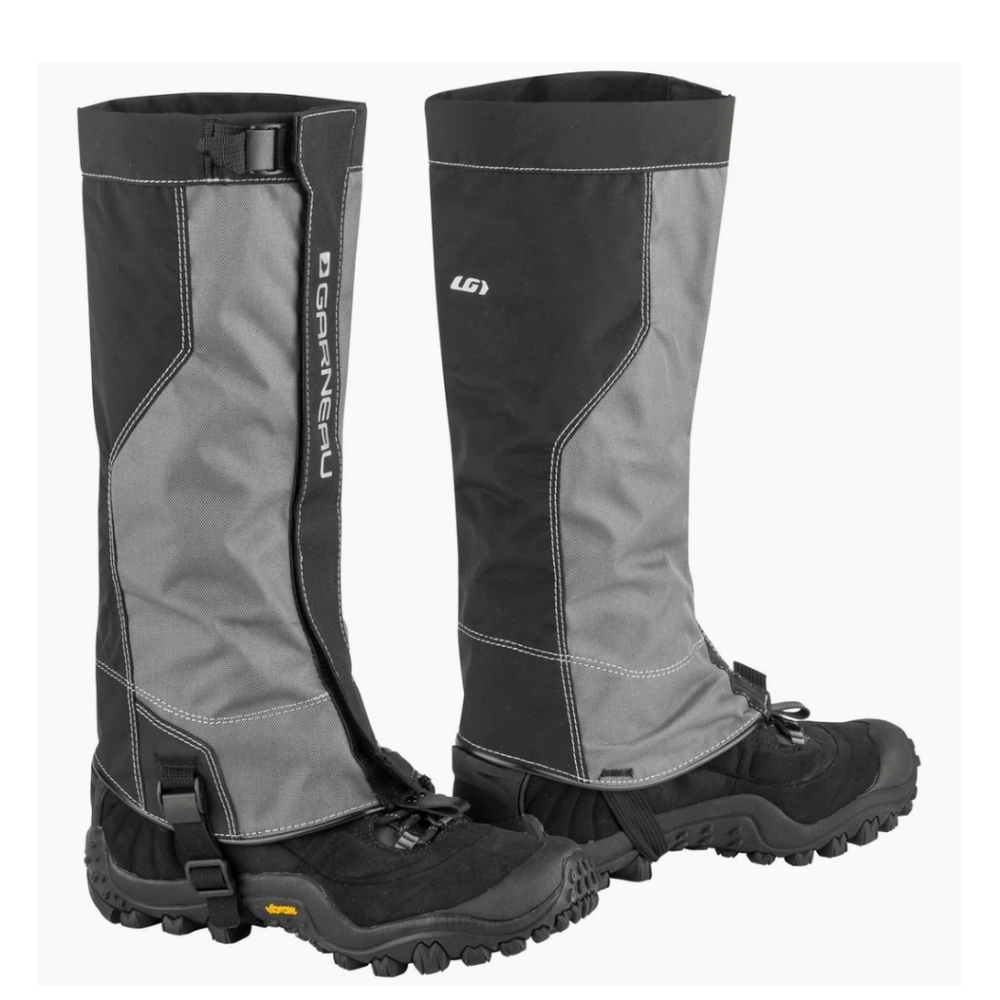 Women's Louis Garneau Robson MT3 Black/Grey Waterproof Gaiters